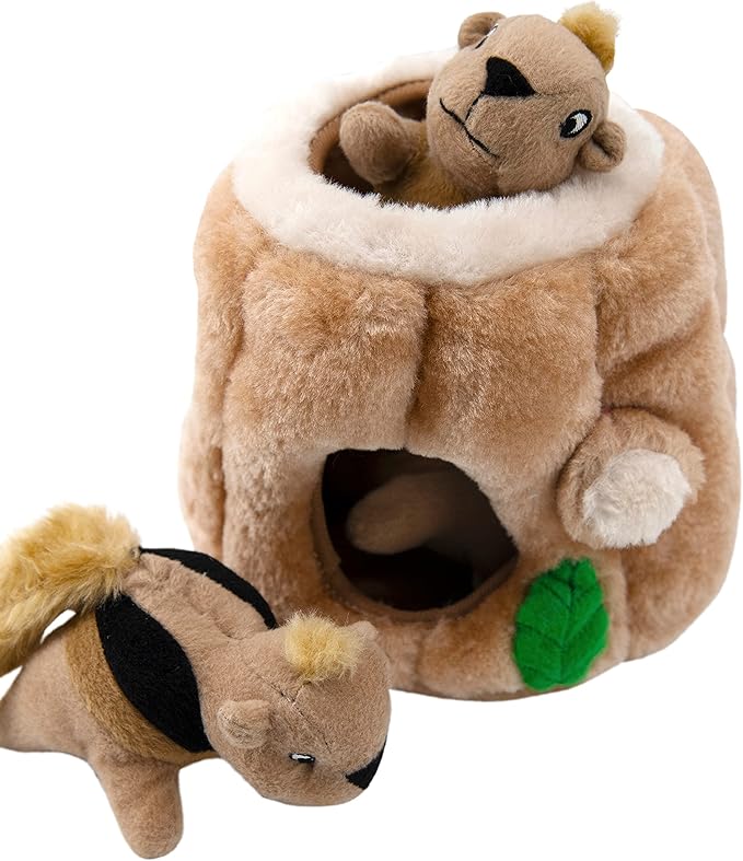 Outward Hound Hide-A-Squirrel Dog Toy – Interactive 2‑in‑1 Plush Puzzle - Image 5