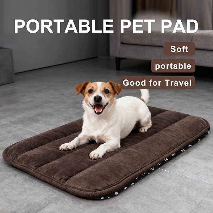 Dog Bed Mat, Reversible Dog Crate Pad - Image 6