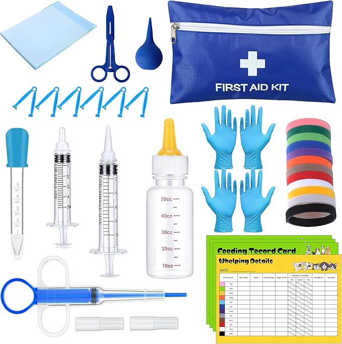 Whelping Supplies Kit for Puppies and Kittens Birth by URMYONLY