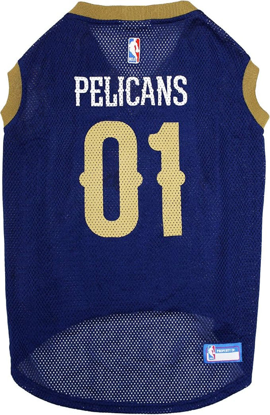 Pets First NBA NEW ORLEANS PELICANS DOG Jersey, Medium by PETSFIRST