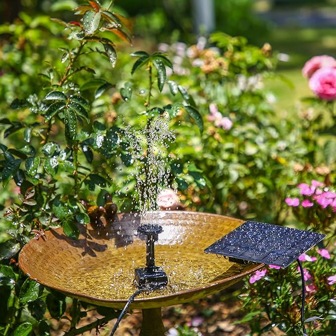 AISITIN Solar Water Pump for Water Feature Outdoor, DIY Solar Fountain Kit - Image 3