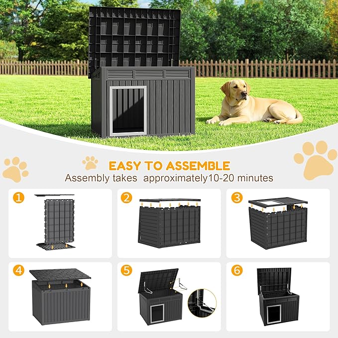 Fancyango Large Dog House for Indoor & Outdoor - Image 7