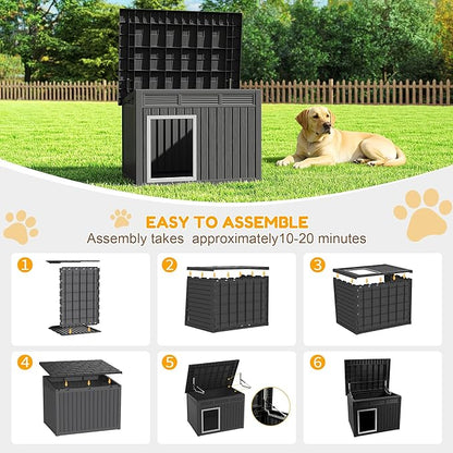 Fancyango Large Dog House for Indoor & Outdoor - Image 7
