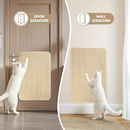Graciadeco Cat Scratcher Mat 23.6" x 15.7" Sisal Rope 2 Packs Cat Scratch - Image 4