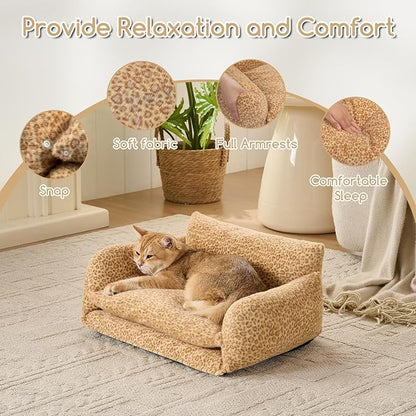 Hollypet Cat Bed Fluffy Plush Multifunctional Double-Layer Machine Washable - Image 6