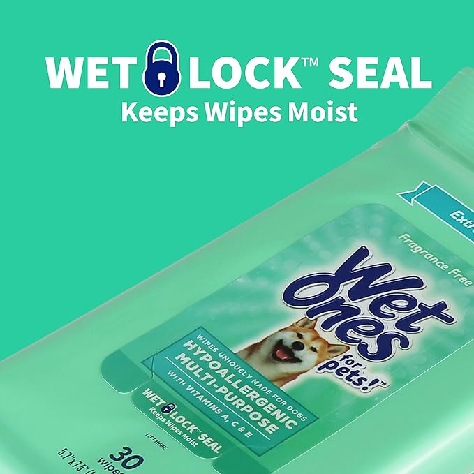 Wet Ones Multi Purpose Pets Wipes, Fragrance Free, Dog Wipes - Image 4