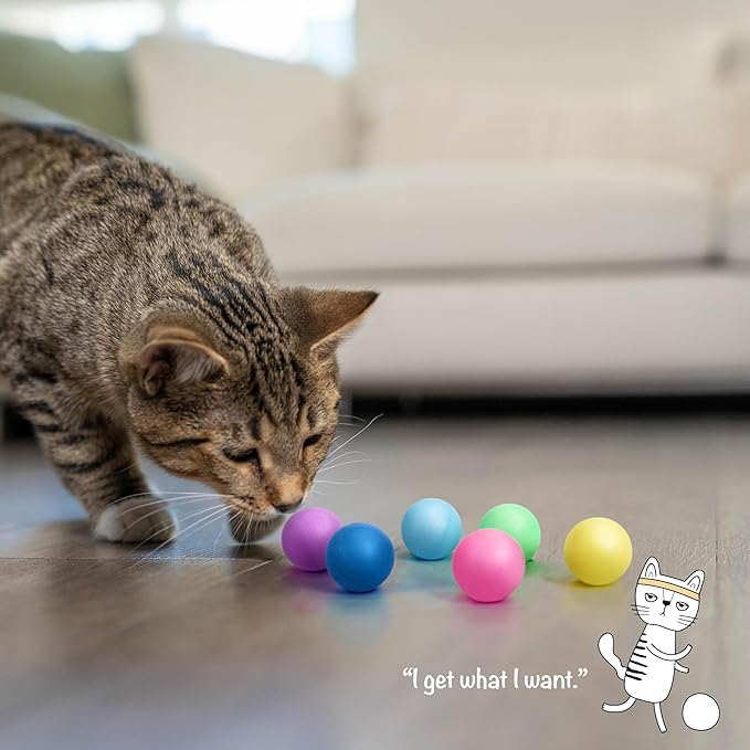 Catstages Replacement Balls for Cat Track Toys, 6 Pack - Image 6