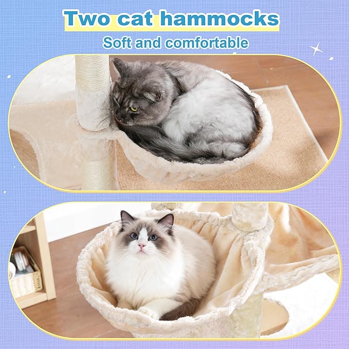 Hey-brother Cat Tree Tower, Scratching Posts - Image 7