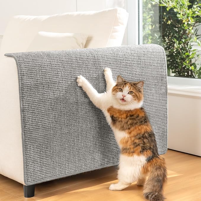 Conlun Extra Large Cat Scratcher Mat, Natural Sisal Cat Scratching Pad - Image 9
