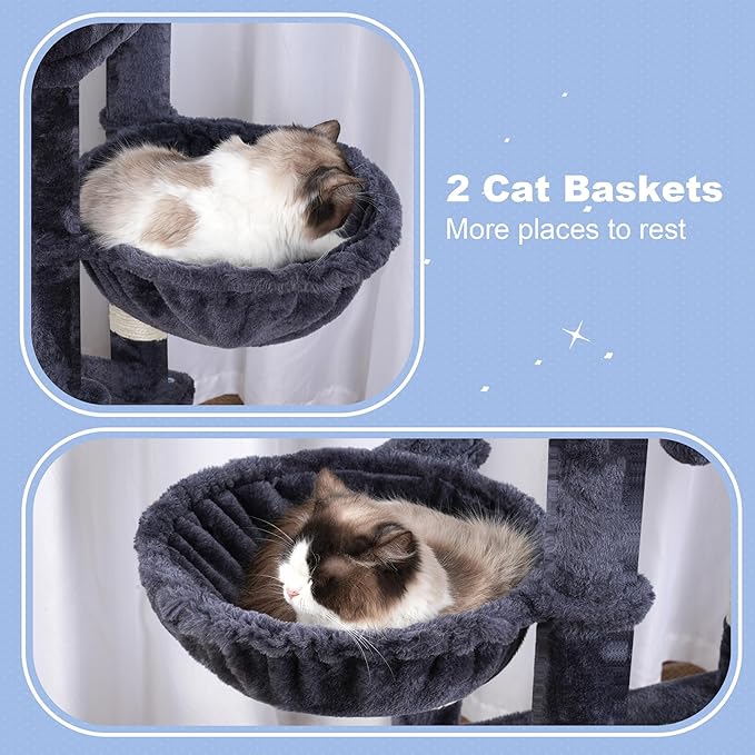 Hey-brother Cat Tree Tower, Scratching Posts - Image 6