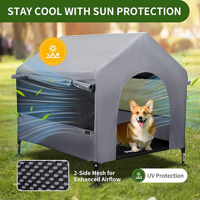 Summertrail 36" Large Dog House Outdoor Indoor - Image 2