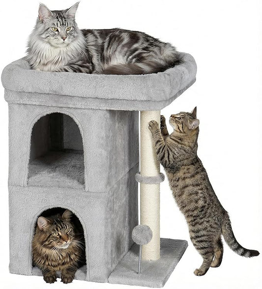 Aechonow Cat Tree for Large Cat, 19x16.5In Large Cat Perch, Adult Cat Tower for by Aechonow