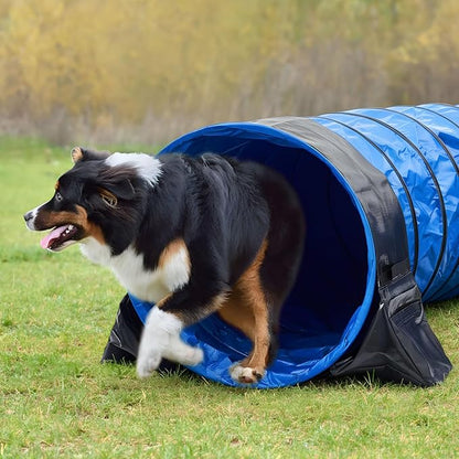 Briwooody 24 in 10 Foot PVC Dog Agility Tunnel - Image 7