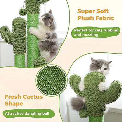PAWZ Road Cat Scratching Post Cactus Cat Scratcher Featuring - Image 4