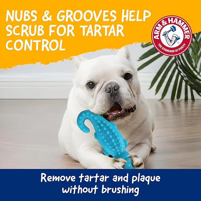 Arm & Hammer Nubbies Gator Dog Dental Chew Toy Mint Flavor Baking Soda Infused - Image 3