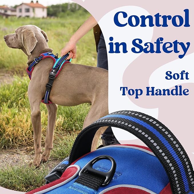 rabbitgoo Dog Harness Medium Sized, No Pull Easy On & Off - Image 4