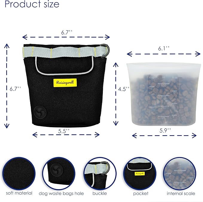 Raisingwell Dog Treat Pouch for Pet Walking and Training - Image 2