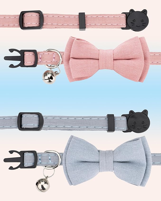 Cat Collar Breakaway Bowtie Safety - Image 2
