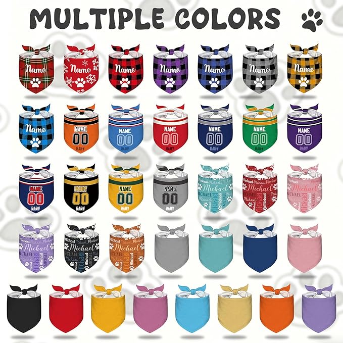 Custom USA 250th Anniversary Dog Bandana - Image 2
