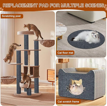 Cat Scratch Mat, 118.5"x15.9" Trimmable Self-Adhesive Cats Scratch Carpet - Image 5