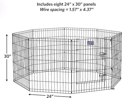 MidWest Homes for Pets 30-Inch Exercise Pen, for Indoor and Outdoor Use - Image 5