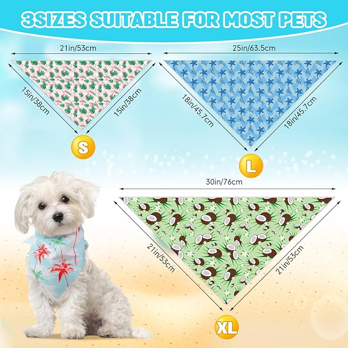 Huhumy 100 Pcs Dog Bandanas - Image 2