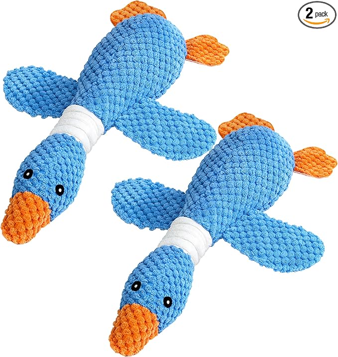 Vitscan 2 Pack Goose Tough Dog Toys by VITSCAN