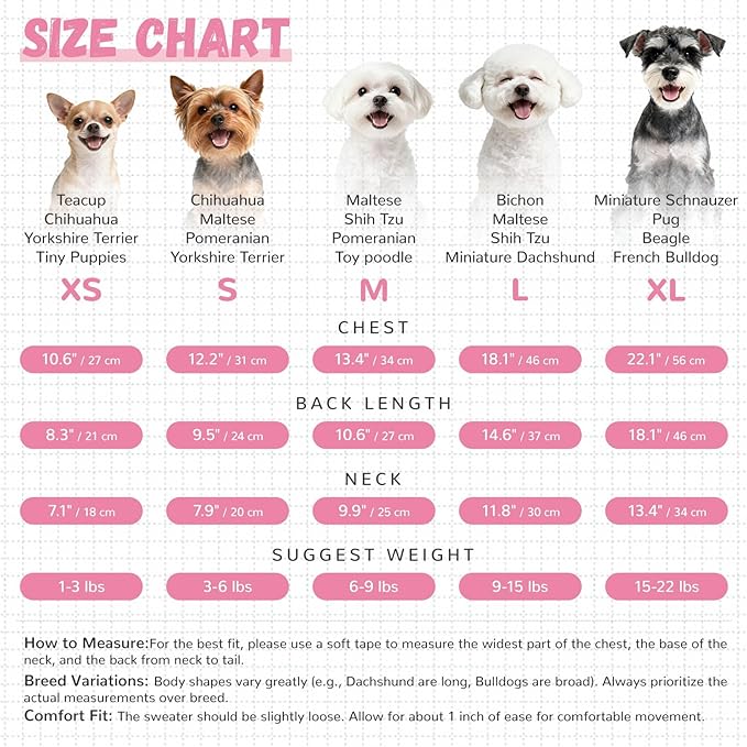 ABRRLO Small Dog Sweaters Cute Bear Dog Cardigans Clothes - Image 6