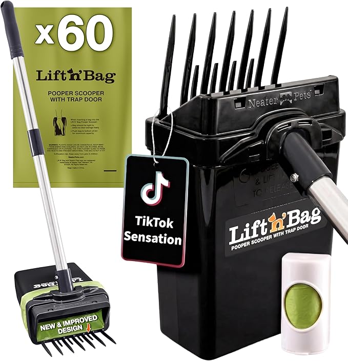 Neater Pet Brands Lift N’ Bag 2.0 Dog Pooper Scooper by NeaterPetBrands