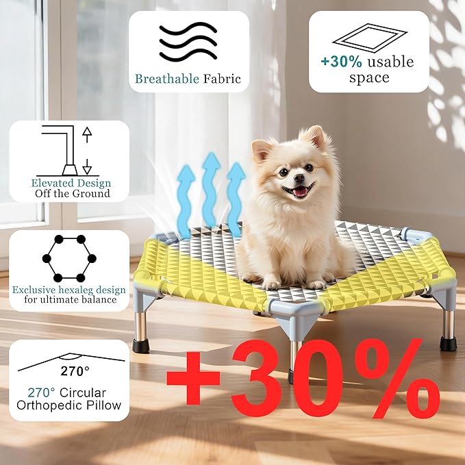 Kuntrust Elevated Outdoor Dog Bed - Image 2