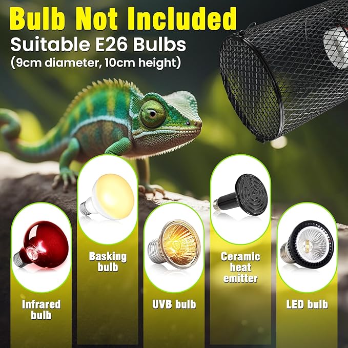 2Pack Reptile Heat Lamp Guard - Image 3