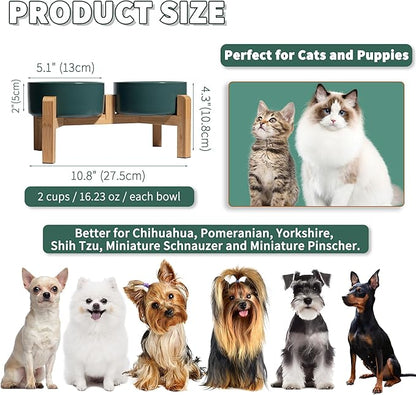 Elevated Ceramic Dog Bowl Set - Image 2