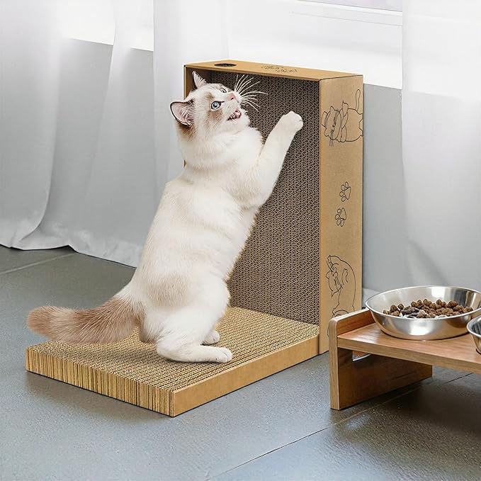 Cat Scratcher, 5 Packs in 1 Cardboard Box Cat Scratching Pad - Image 7