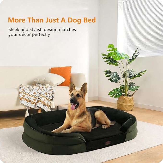 Dwanton Orthopedic Dog Bed for Extra Large Dogs - Image 2