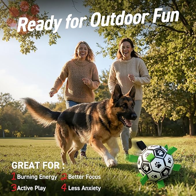 QDAN Dog Toys Extra Large Soccer Ball - Image 5