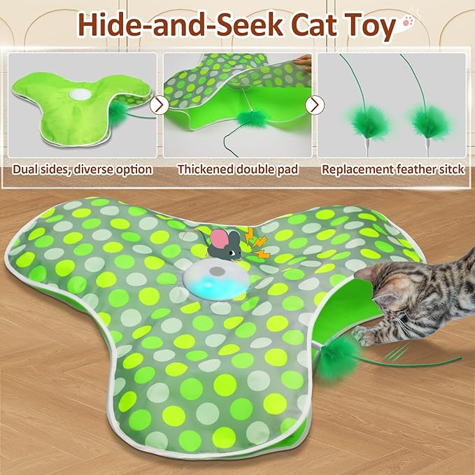 Sofolor Interactive Cat Toy, Automatic Cat Toys - Image 2