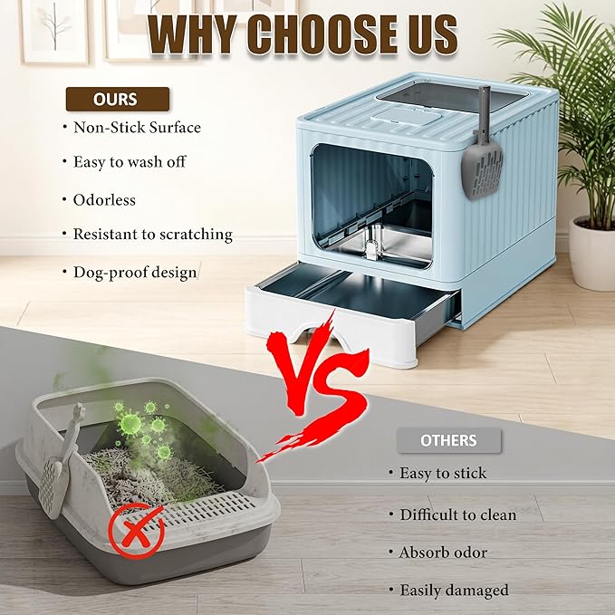 Stainless Steel Cat Litter Box - Image 7
