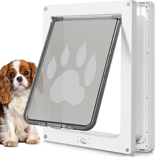 CEESC Dog Door for Pets Up to 20 lb, Weatherproof Pet Door for Cats and Dogs by CEESC