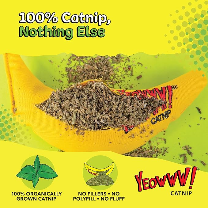 Yeowww! Catnip Chi-CAT-a Banana Toy - Image 7