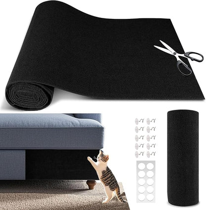 Cat Scratch Furniture Protector, 78.7"x15.8" Self Adhesive Cat Scratch Mat Pad by WAWINYAirVentFilters