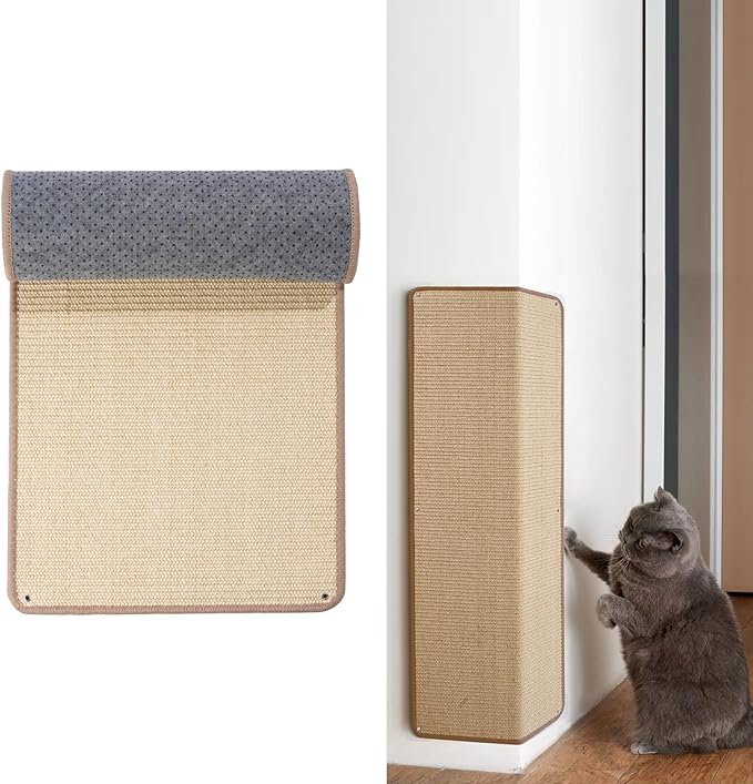 Natural Sisal Cat Wall Climbing Carpet, Wall Scratcher Carpet Mat Pad, Cat - Image 8