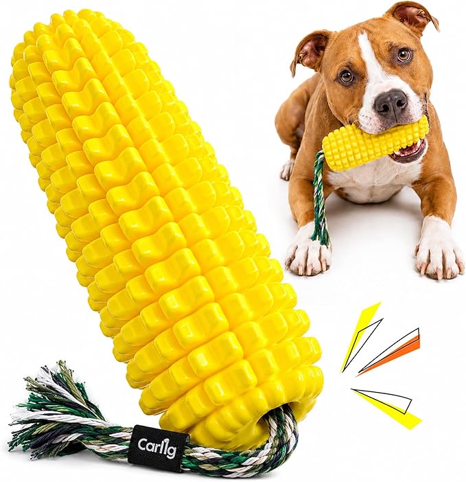 Carllg Dog Chew Toys for Aggressive Chewers, Indestructible Tough Durable by Carllg