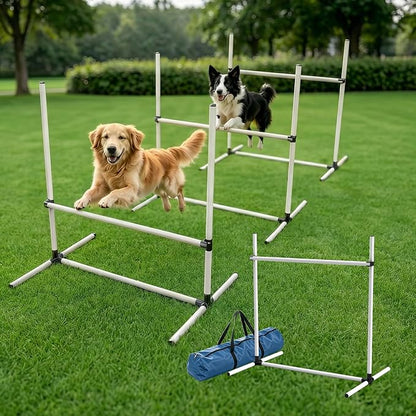 Adjustable Dog Agility Jump Set by Unknown