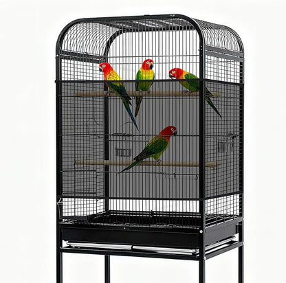 Fengek 2 Pcs Adjustable Bird Cage Cover & Seed Catcher Net - Image 6