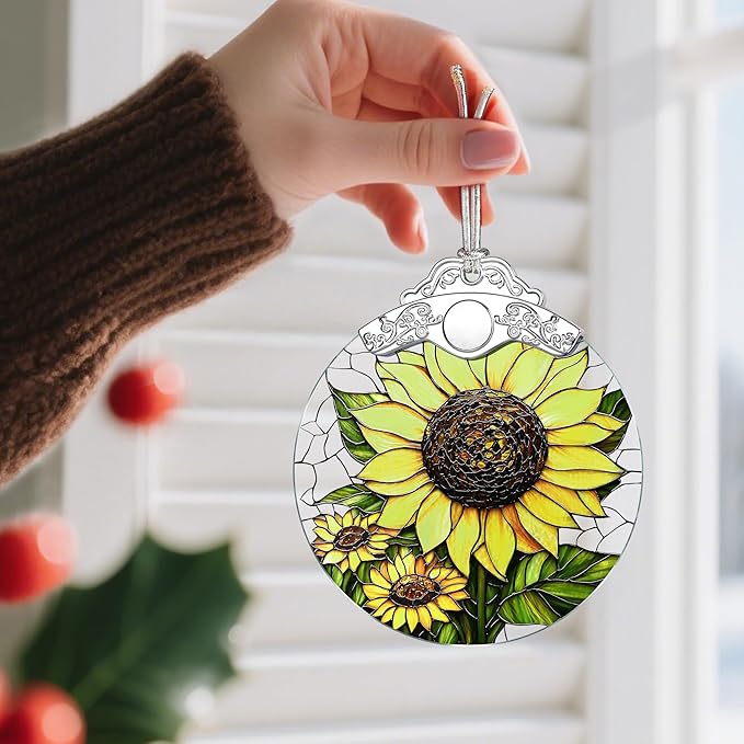 Stained Glass Ornament, Christmas Ornaments, Christmas Decorations - Image 2