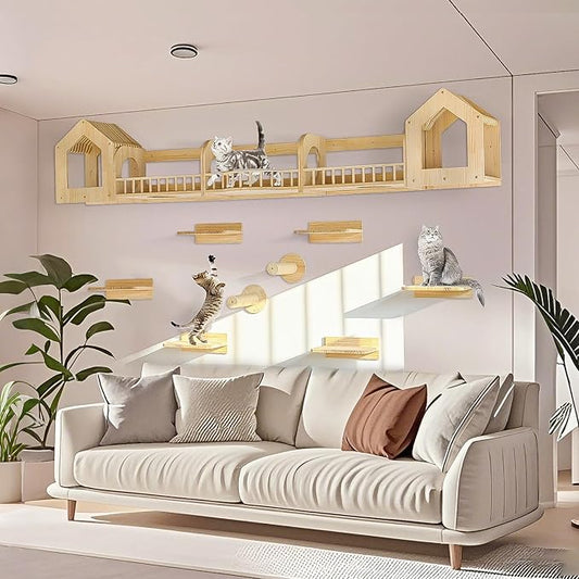Cat Wall Shelves and Furniture Set by Canormpet
