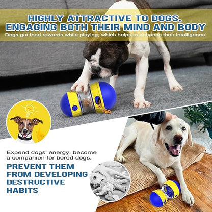 BSISUERM Dog Treat Dispensing Puzzle Toy Adjustable Food Dispenser Slow Feeder - Image 6