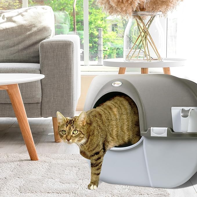 Omega Paw NRA15 Self Cleaning Litter Box Regular Size - Image 5