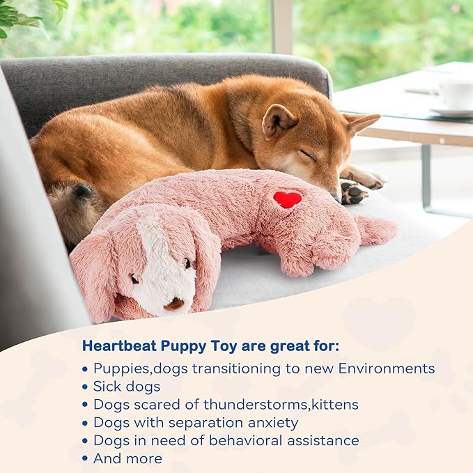 Moropaky Heartbeat Toy Puppy Heartbeat Stuffed Toy - Image 6