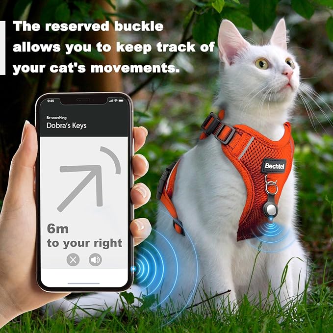 Cat Harness and Leash for Walking, 3 in 1 Adjustable Breathable Soft, Cat - Image 3